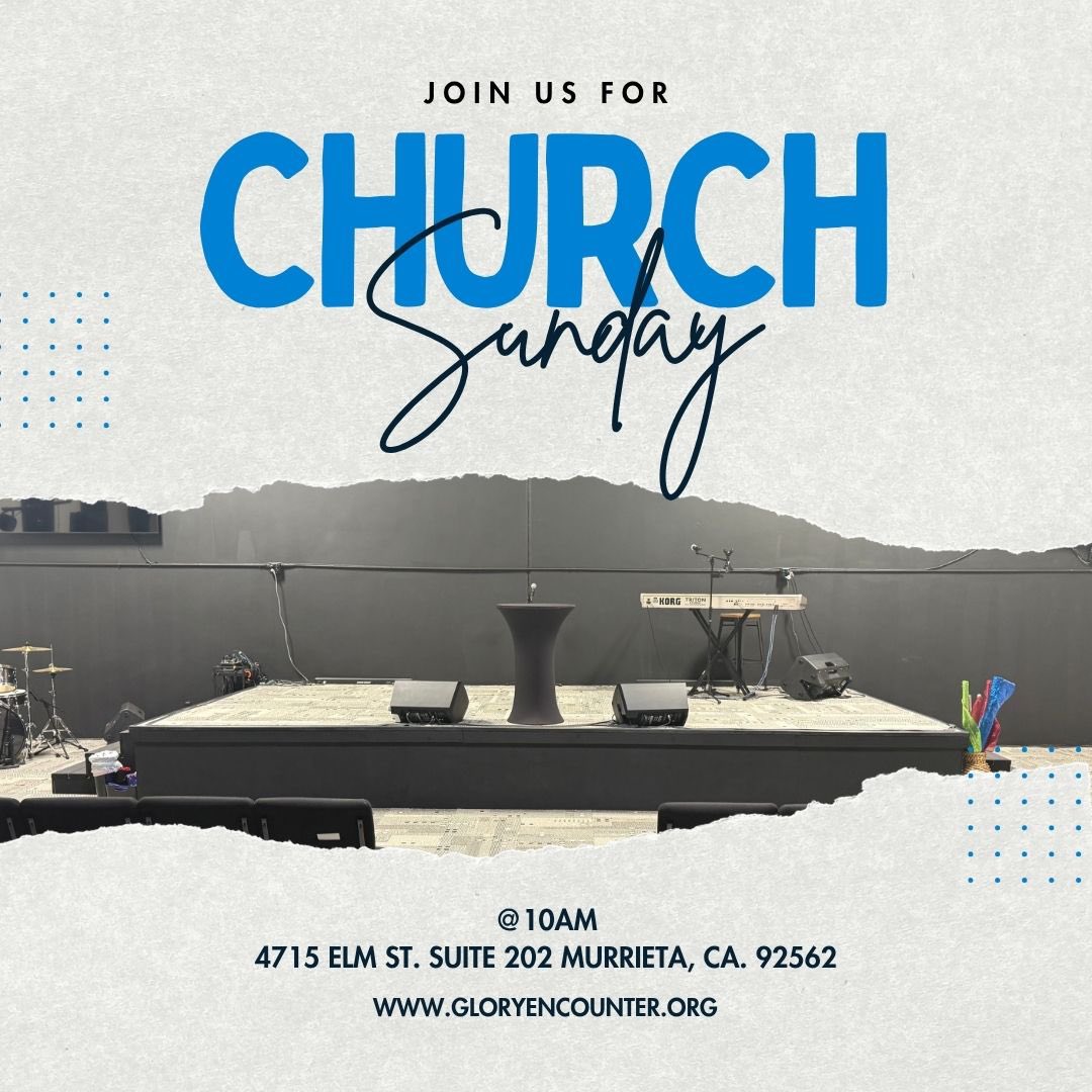 Glory_Encounter's tweet image. Join us this Sunday @10am. 

We are not just gathering for routine— we are coming in expectation. 

➡️ Expecting His Presence 
➡️ For Breakthrough 
➡️ For Transformation

Come and Encounter His presence with us.  See ya then.

#GloryEncounter #MurrietaCa #Church