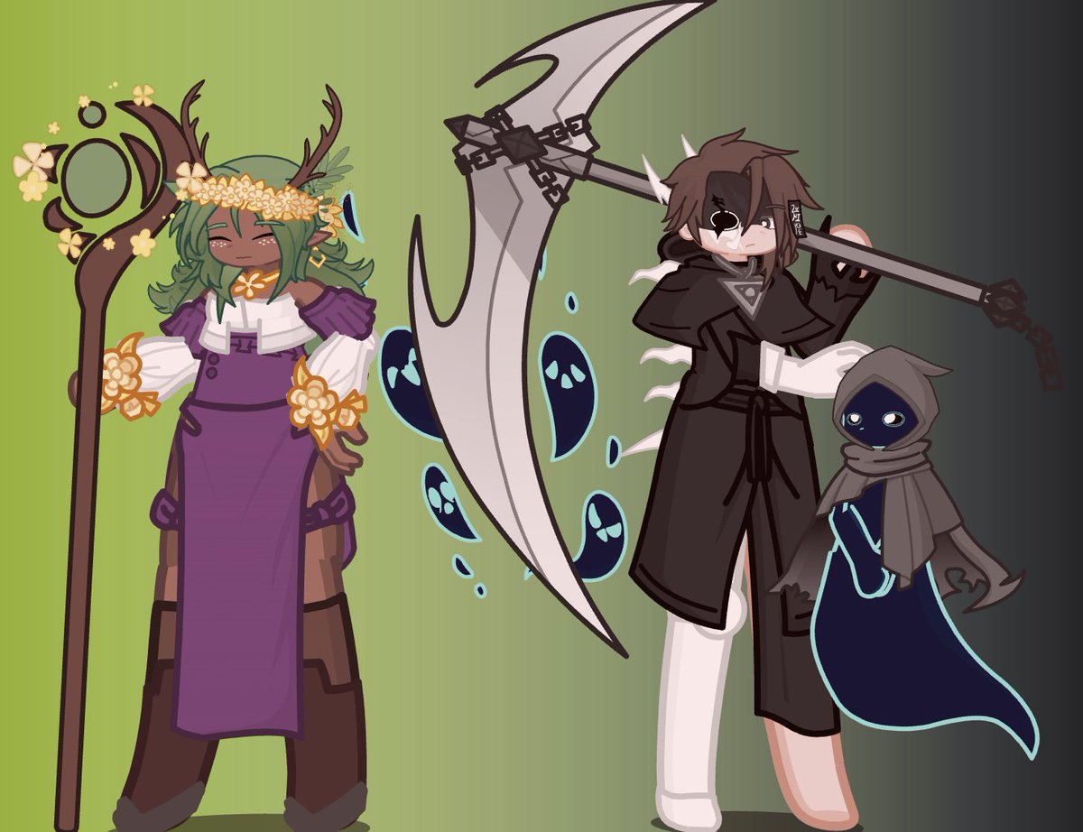 FireworkPangea's tweet image. =|&amp;lt;Death’s Interests&amp;gt;|=

Characters: Madam Grove and Death (and his little soul friend :3)

(More info in Alt)

#Gacha #Gachasfw