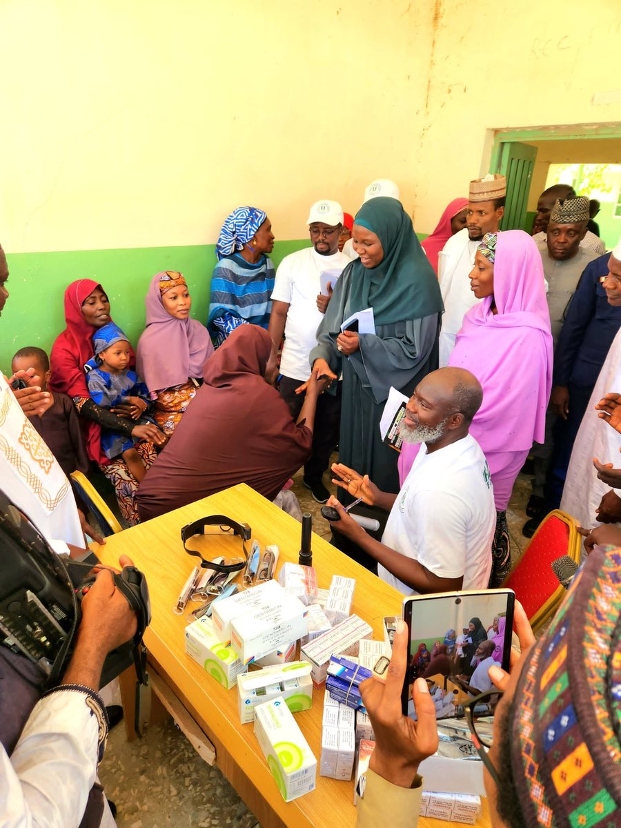 imkhahad's tweet photo. IMKHAHAD Development Initiative in partnership with GIRS Restores Sight for over 350 Residents

#IMKHAHAD in collaboration with the #GIRS has conducted a 3 Day free #MedicalOutreach in Hina community, Yamaltu-Deba LGA, #GombeState under the “#TaxforService” initiative.

#GombeIRS https://t.co/ZM3nmVFK0A