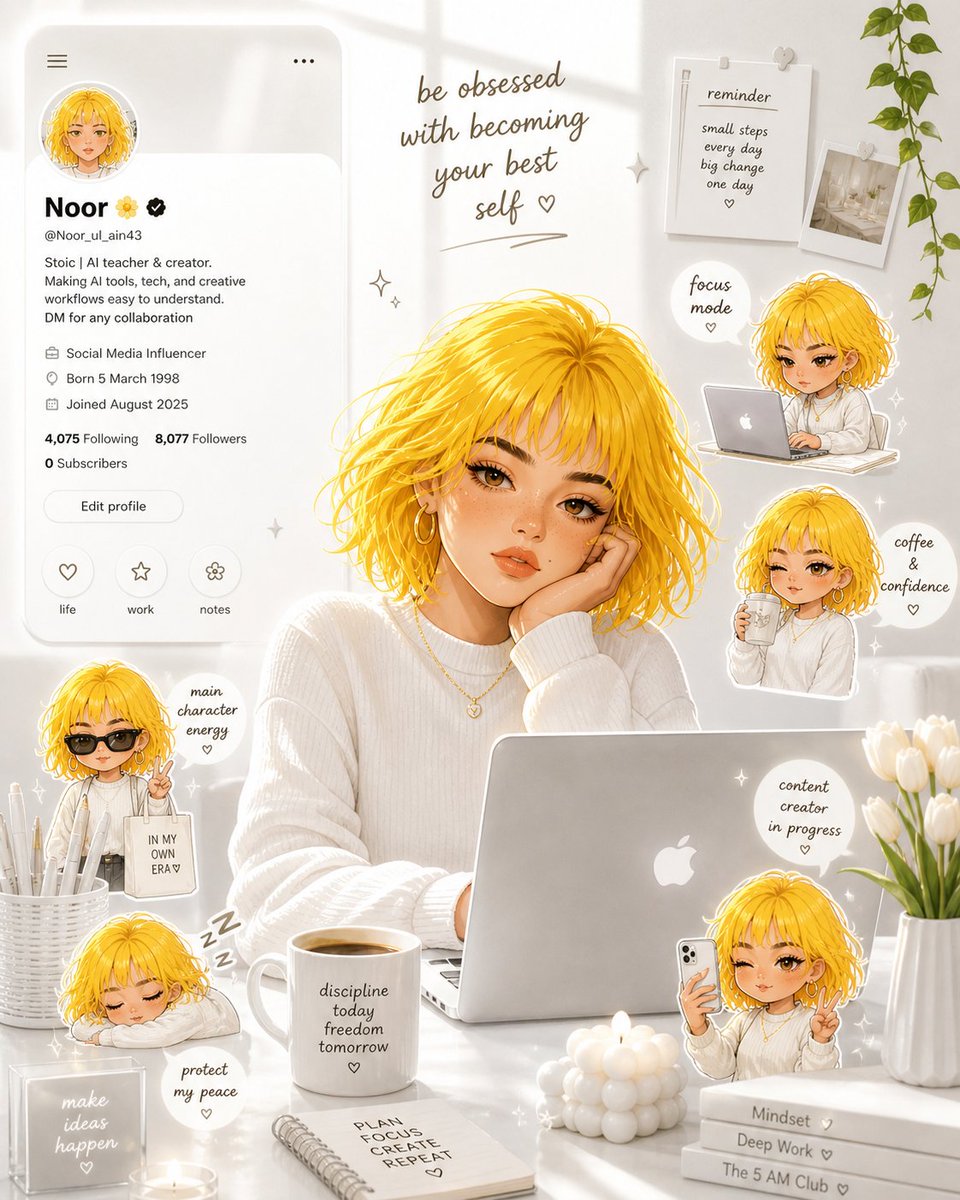 Serene Workspace of a Young Creator - PromptGather image 1