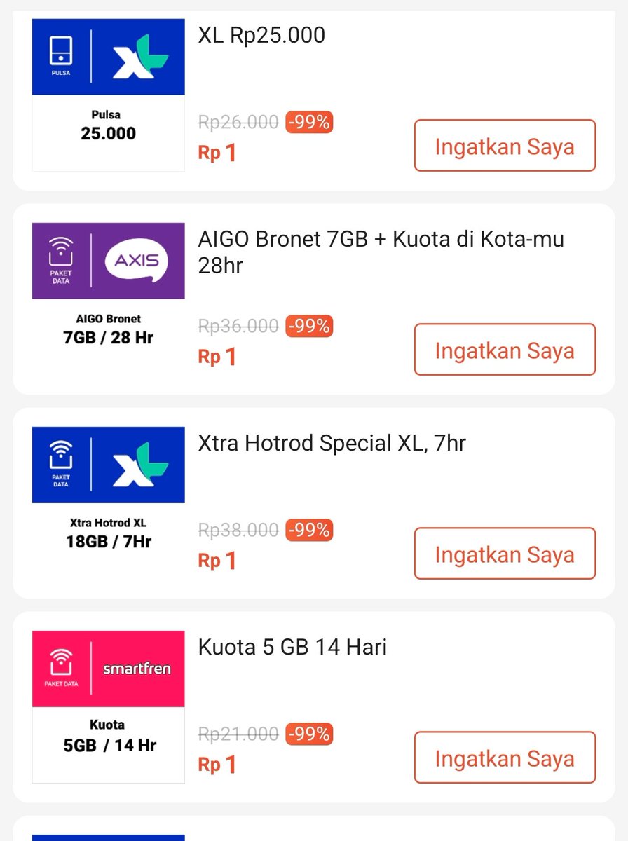 Flashsale PULSA & Deals Rp1⏱️JAM 12:00 📍ada deals point coffe diskon ...