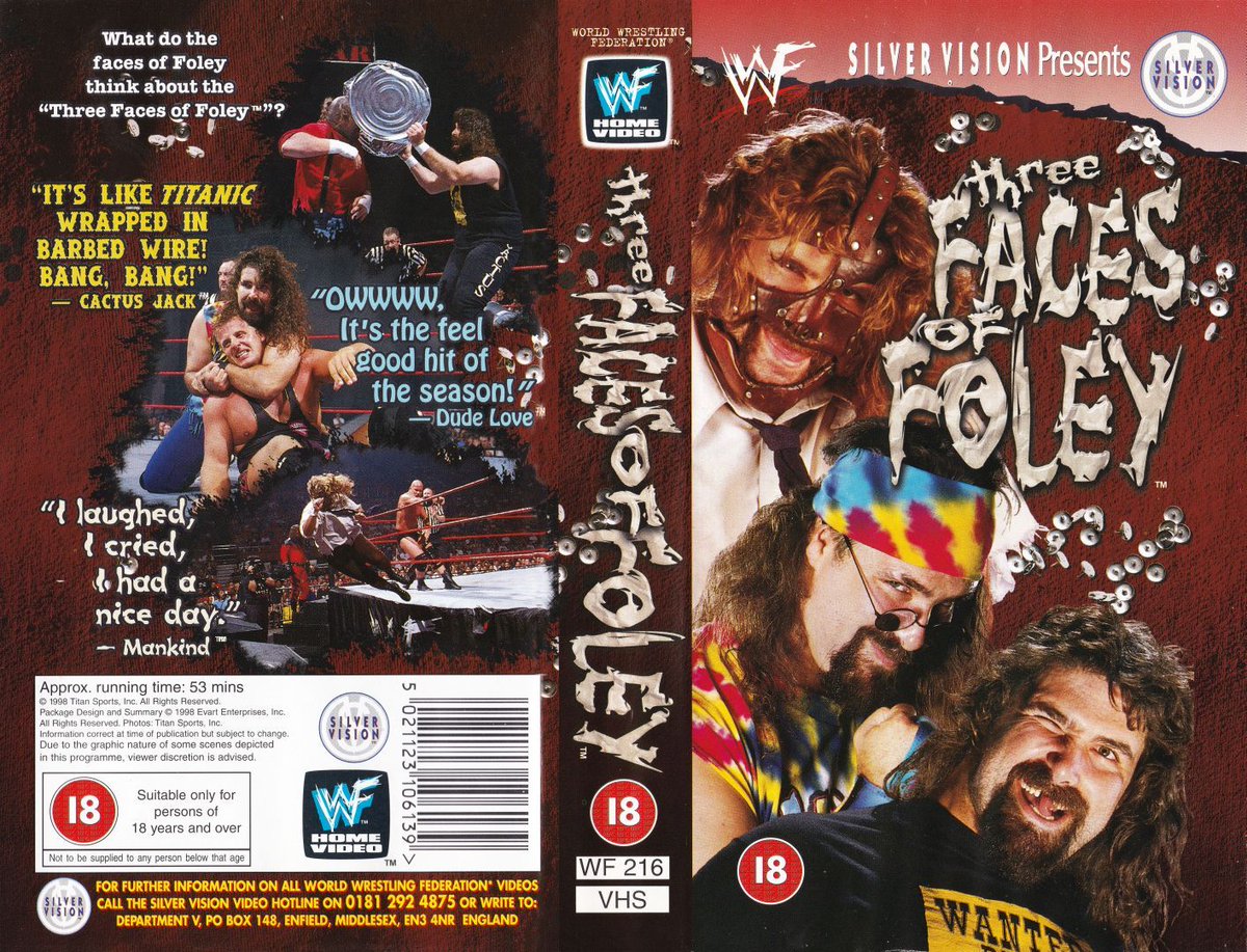 Silver Vision presents Three Faces of Foley on video cassette