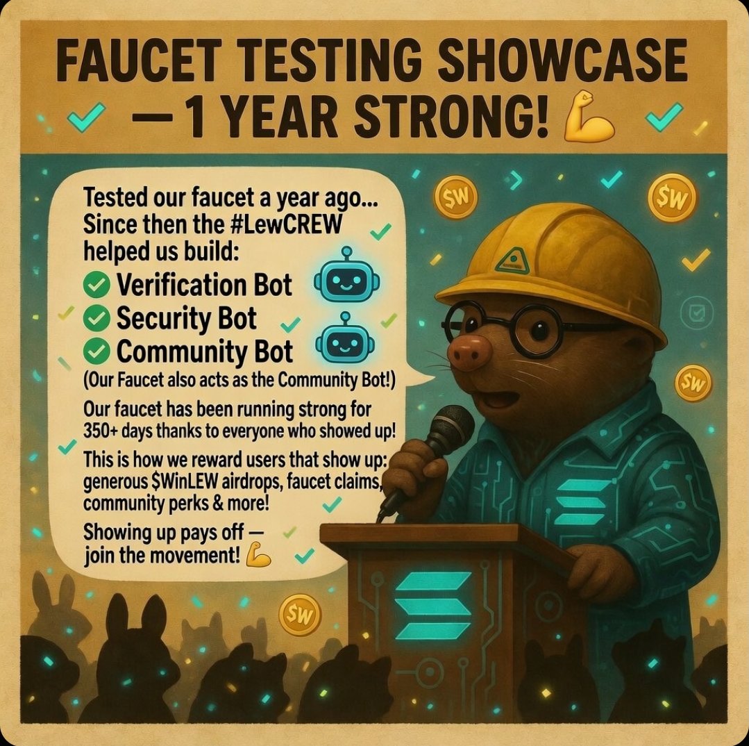 LewSales's tweet photo. 350 Days Ago...
Faucet ✔️
Discord ✔️
May 1st 2o26..
Quiz ✔️
Faucet ✔️
Discord ✔️
Website ✔️
Liquidity ✔️
AirDrops ✔️
Verification ✔️
Gaming Hub ✔️
Discord Bots ✔️
Burns 🔥 ✔️
Locks 🔒 ✔️
Dex Paid ✔️
Domains ✔️
Rug Proof ✔️
NameServices ✔️
https://t.co/fYyBQa9Ie6 https://t.co/BFO3Jfwmb5