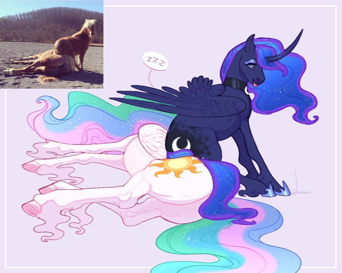 when it's been a while since i've last drawn smth/am feeling rusty, i ponify funny horse images bc it's great practice lol

tia nap? sit on tia #mlp