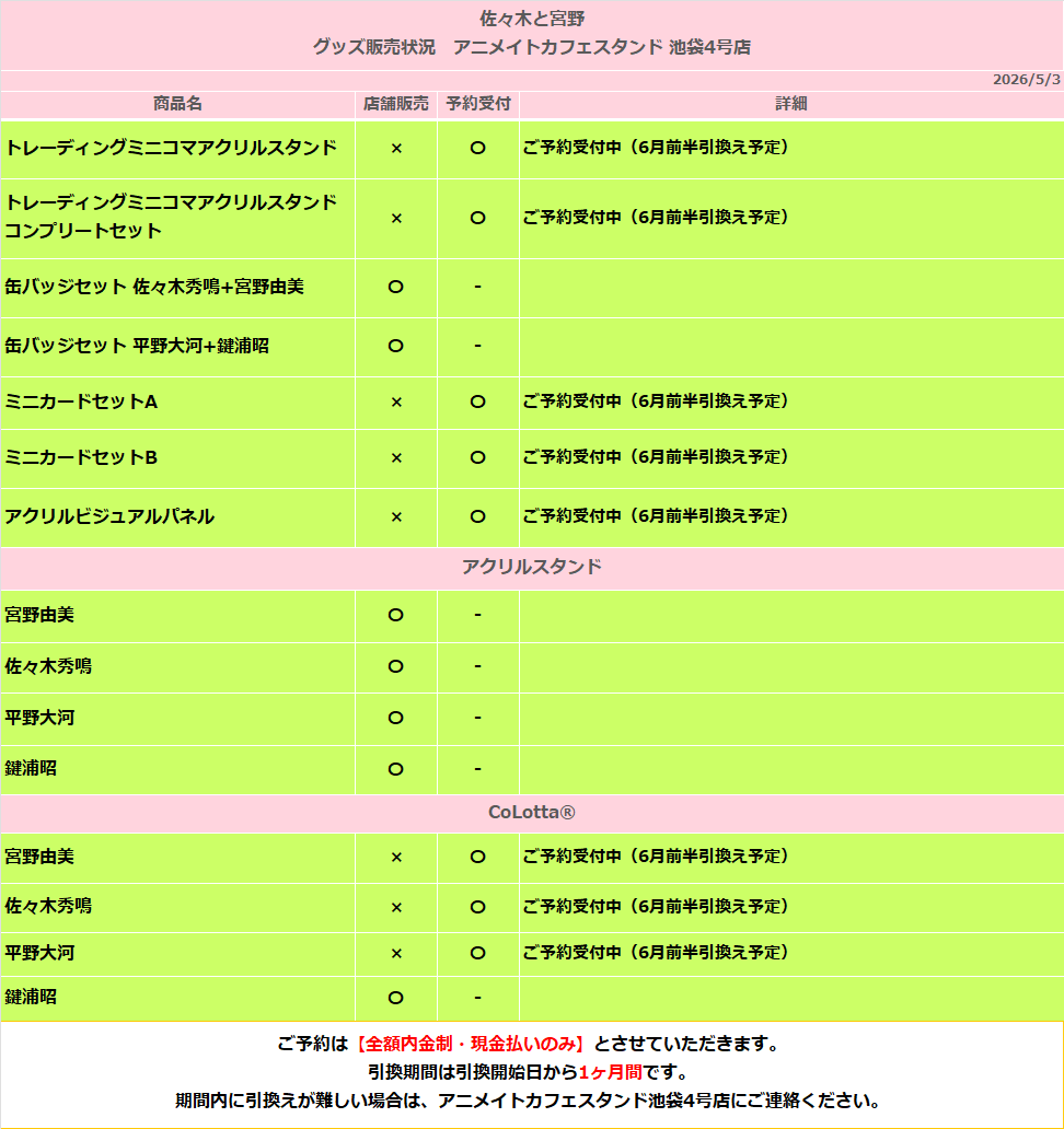 アニメイトカフェスタンド池袋4号店 tweet media