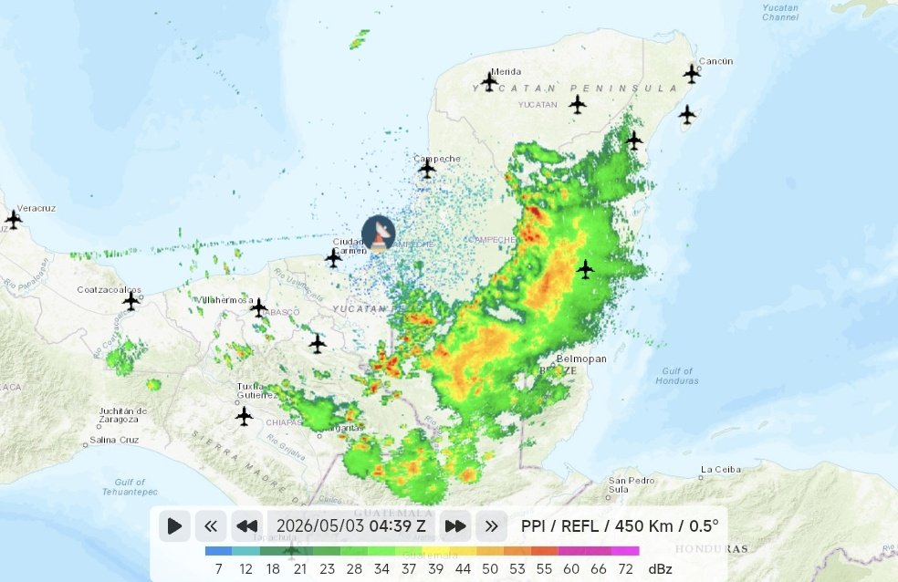 Agencia de Meteorología de Chiapas (AMC). ™ tweet media