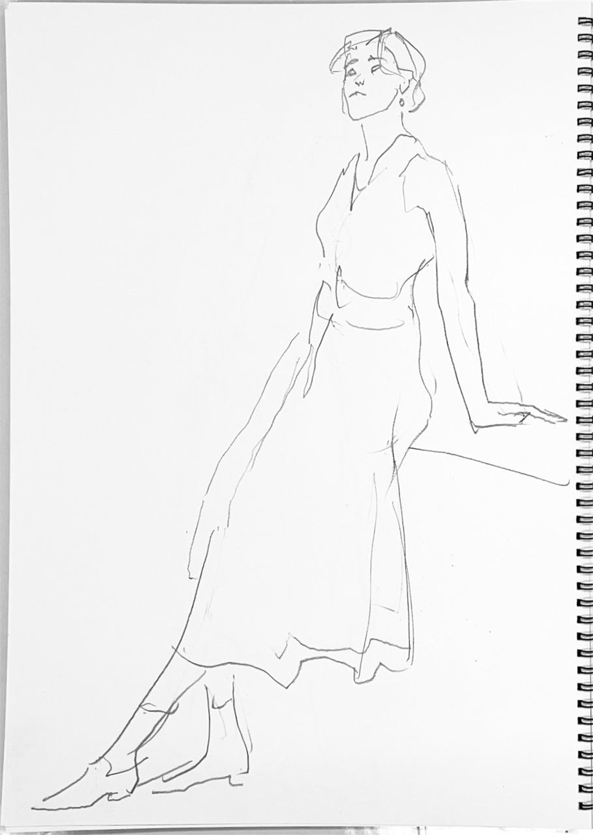 星信郎　肉筆画　デッサン作品　額なし