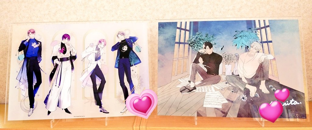 マンガ展で購入した
#楔ケリ 先生と #Marita 先生の
直筆サイン入りアクリルプレートが届きました😍💓
A4サイズで結構厚みがあり、イラストがとても美しいです😆✨
陽には当てたくないけど、しまい込むのはもったいない綺麗さなので、どうにかして飾りたいなぁ🤗🖼
#狂僕
#狂い鳴くのは僕の番
#雪と墨