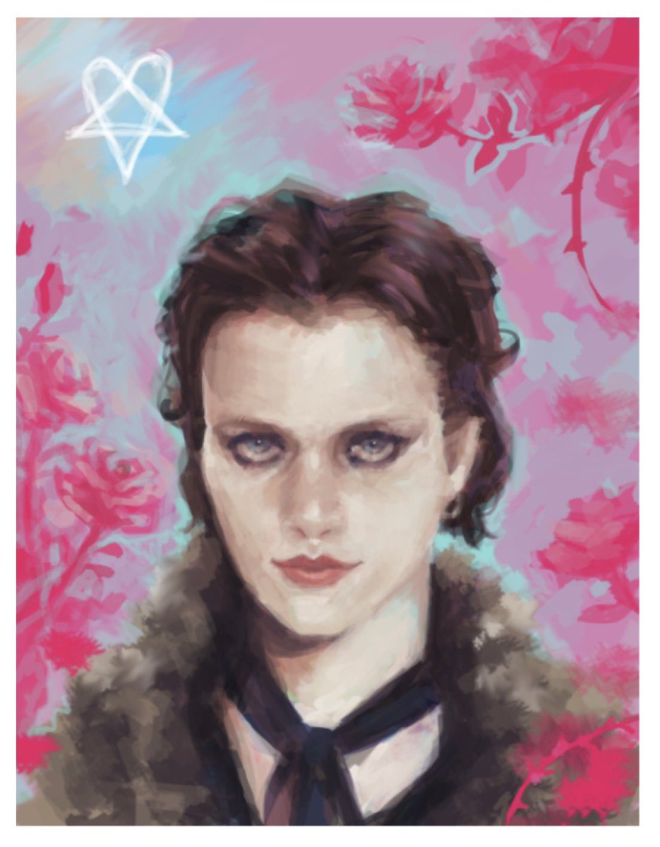 ColleenTeri's tweet photo. Ville Hermanni Valo 🌹🌙🕷️
Digital portrait :p https://t.co/H2WTV5vPg1