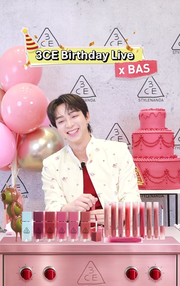bbasjtrTH's tweet photo. น้อนบาสกับลิป 3ce คู่ปากของเค้า

HBD 3CE BAS
#3CEBirthdayLivexBas https://t.co/1jNJQC5OUQ