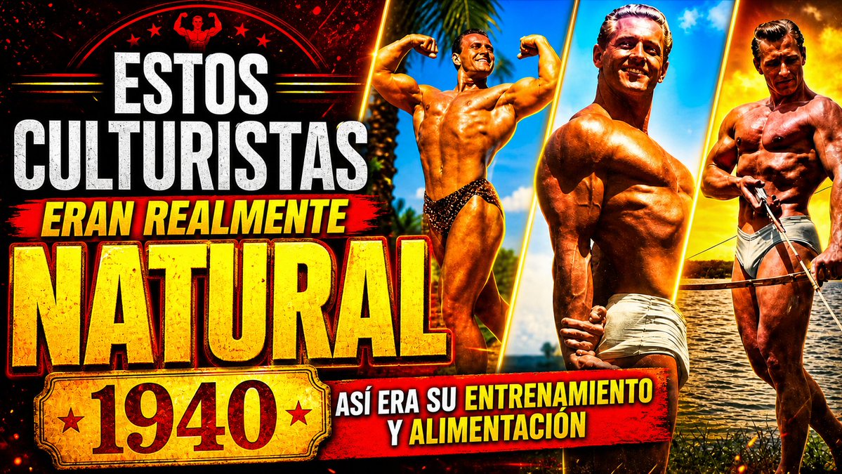VERDADEROS NATURALES + Así era Sus Rutinas + Suplementación y Alimentación

youtu.be/SpP3qWMLyq8?si…