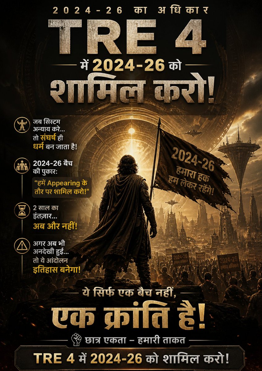बिहार शिक्षक अभ्यर्थी TRE 🔥 tweet media