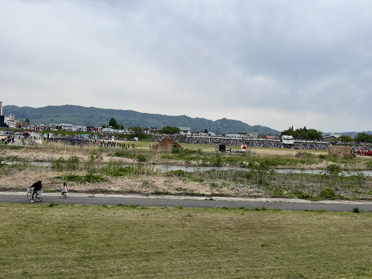 川中島の戦い、観戦中