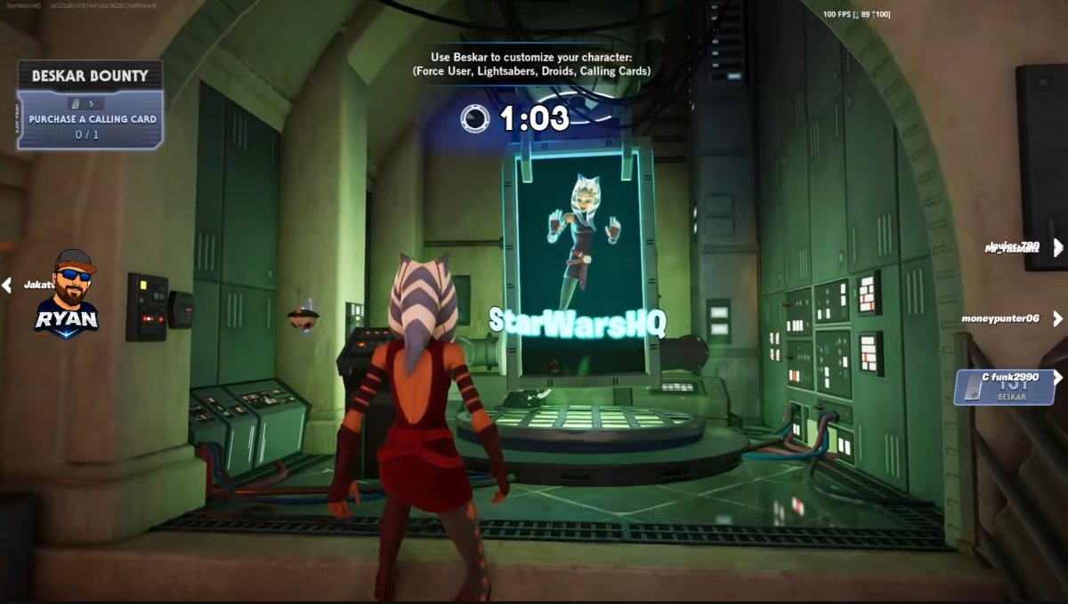 theStarWarsHQ's tweet image. I got frozen in carbonite in tonight's stream 💀😂 #StarWars #GalacticSiege #Fortnite Thanks to everyone who joined by the way, had a blast!