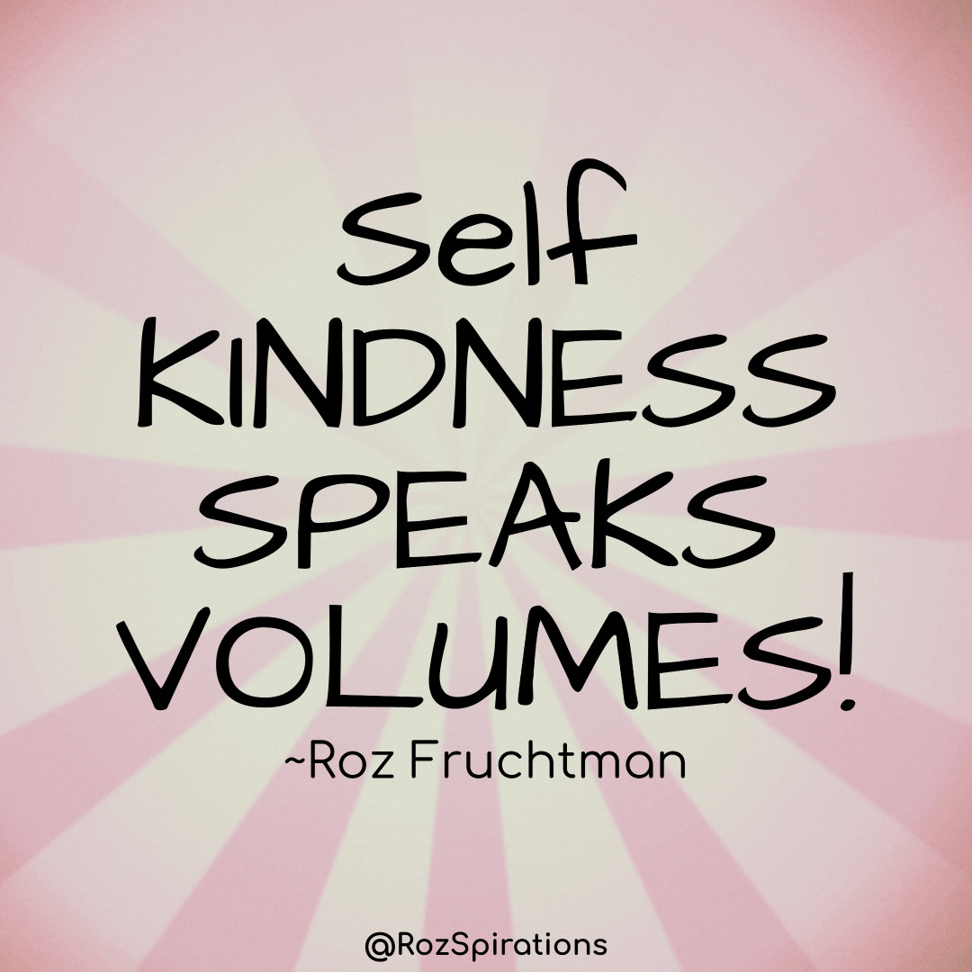 RozSpirations's tweet image. Self KINDNESS SPEAKS VOLUMES! ~Roz Fruchtman
#ThinkBIGSundayWithMarsha #RozSpirations #Kindness #Encouragement #Positivity #Inspiration #SelfCare #Quotes
