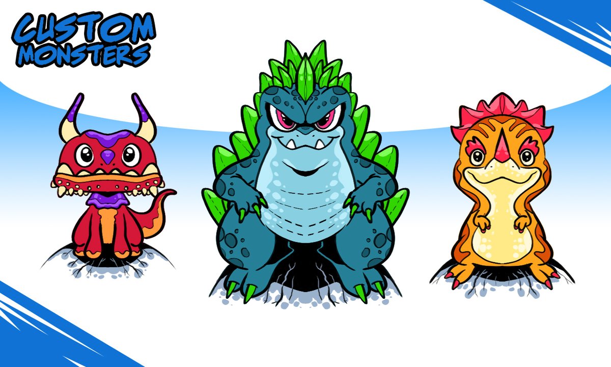 clemper1's tweet photo. 🔥custom monsters!!  $10 | $20 shaded | $30  #ChibiKaiju #KaijuNo8Fanart #GodzillaArt #MonsterArt #commisionsopen #ChibiKaiju #KaijuNo8 #Godzilla #Commission https://t.co/wc1bB3ZPtw https://t.co/81JRJPq7VZ