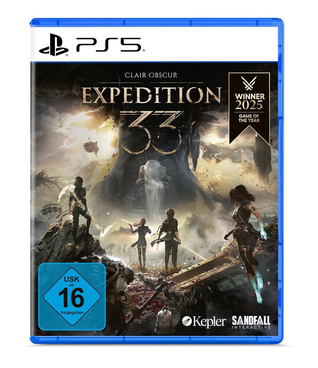NerdyDeals247's tweet image. Der aktuelle Amazon-Deal zu Clair Obscur: Expedition 33 endet mit dem heutigen Tag. Noch könnt ihr euch das Spiel für 33,24 Euro für PS5 sichern.

Zu Amazon:
amzn.to/3QKk7p4

Affiliate-Link. #Werbung