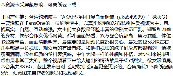 潮湿俱乐部（115网盘） tweet media