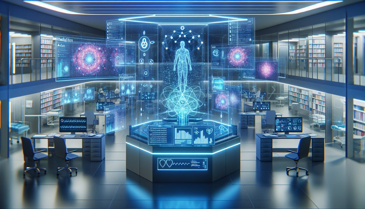 Bsdev0's tweet photo. AI is transforming healthcare with personalized medicine and 20% more accurate diagnostics. https://t.co/N2r0hwDpTb