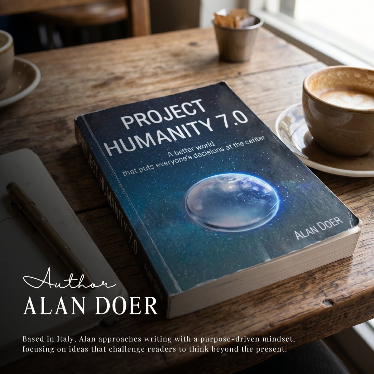 FirstEditing's tweet photo. Meet Alan Doer — Reimagining the Future of Humanity. 

Explore ideas that challenge how we shape our future → https://t.co/fXMEs4kO7l

#MeetTheAuthor #AlanDoer #ProjectHumanity #FirstEditing #FutureThinking #HumanPotential #PhilosophicalWriting #BookAuthors #WritingCommunity https://t.co/30fFAXiHkM