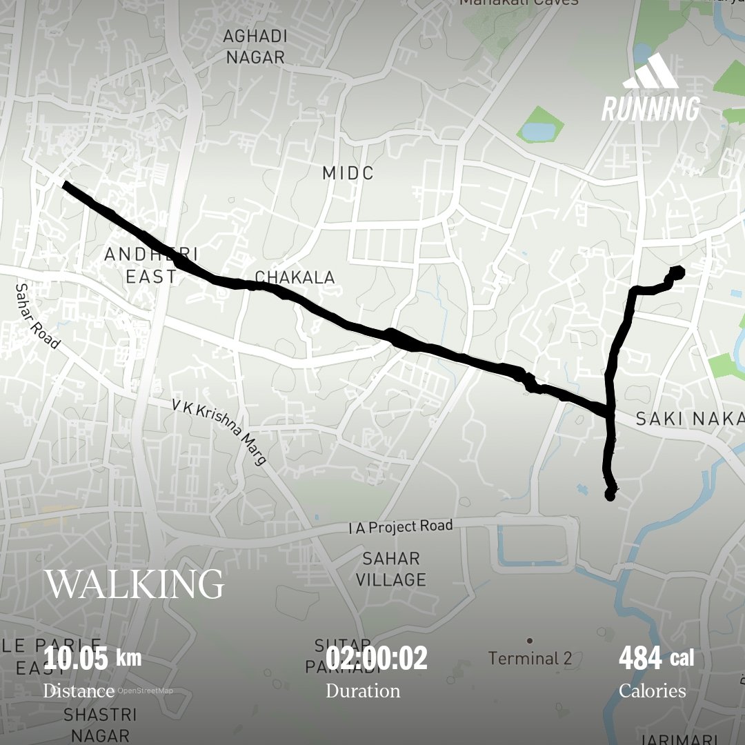 TabishSk21's tweet image. #Campaign : #124O49_WalkingForACause

Distance Walked on 03-May-2026 ==&amp;gt; 10 KMs
Walking since 01-May-2022
Total Distance Walked in 1464 Days ==&amp;gt; 14650 KMs

#WhateverItTakesFromYou
#WalkForACause
#4Years #4YearAnniversary #Anniversary