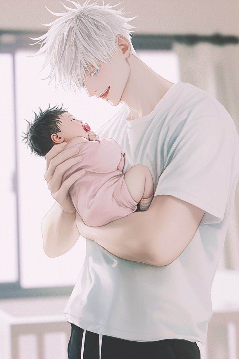 MrsMyio's tweet image. He’d be the best dad 🥲

#jjk #gojo #gojosatoru #satoru #jujutsukaisenseason3