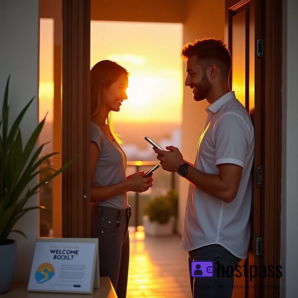 hostpassapp's tweet image. Here’s your rewritten tweet:  

**"HostPass makes guest check-ins seamless with secure, verified details. No more hassles, just smooth arrivals! 🏡✨ #VacationRentals #HostPass"**  

(Character count: 140)