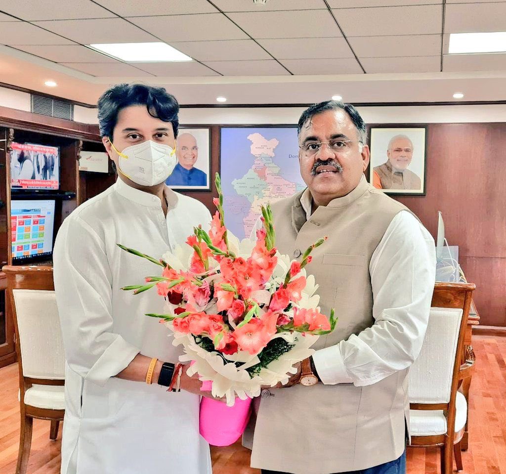 Jyotiraditya M. Scindia tweet media