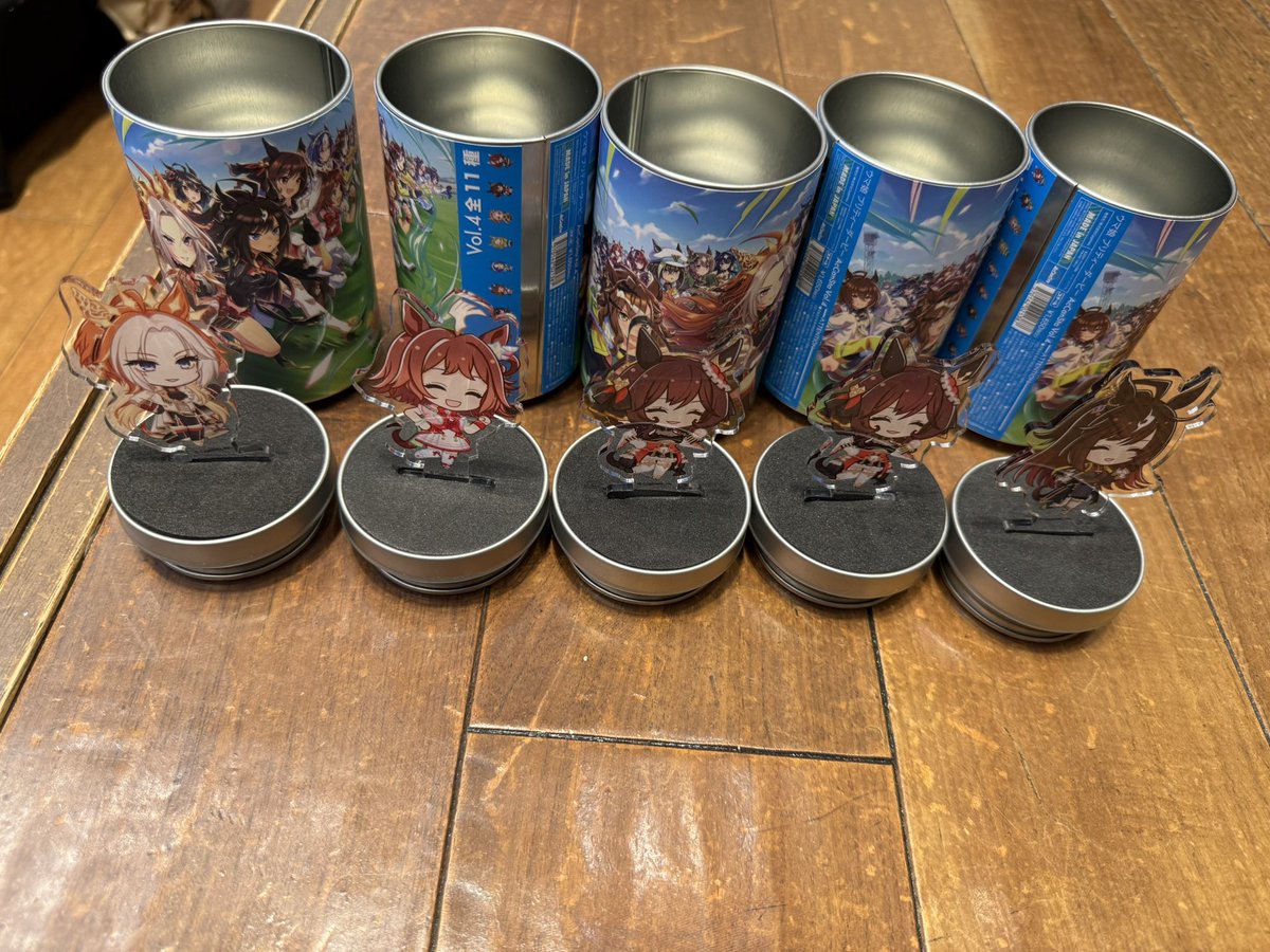 【交換】
ウマ娘 サイコンビニ 缶アクスタ AcCanSta Vol.4

求:スティルインラブ
譲:オルフェーヴル、ジェンティルドンナ、ドゥラメンテ、ラインクラフト

本日都内手渡し>郵送
ドゥラメンテ、ラインクラフトは定価譲渡も可
検索からもお気軽にお声掛けください。
よろしくお願いいたします。