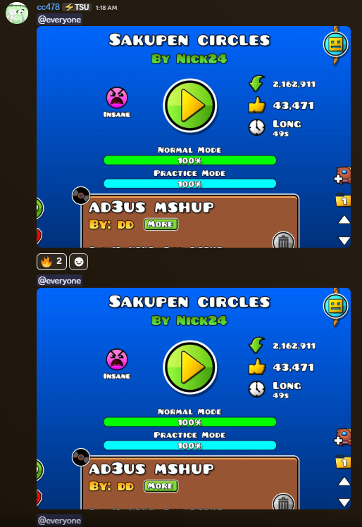 GDNewsFactual's tweet photo. SUCH AS @himynameccbro COMPLETING UNNERFED SAKUPEN CIRCLES https://t.co/xZwUZddnqp