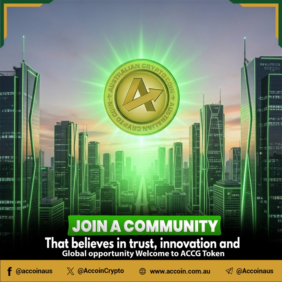 ACCG - Australian Crypto Coin Green tweet media