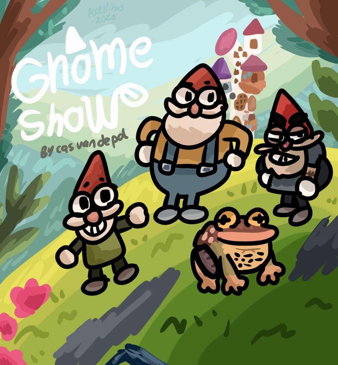 axelfilms22's tweet image. gnome show fanart :D
@kn0nker

#gnomeshow #indie #digitalart #gnome #animationindie #ibispaint
#indieanimation #indieart #illustration #serieweb #fanart #casvandepol #digitaldrawing 
#cartoon