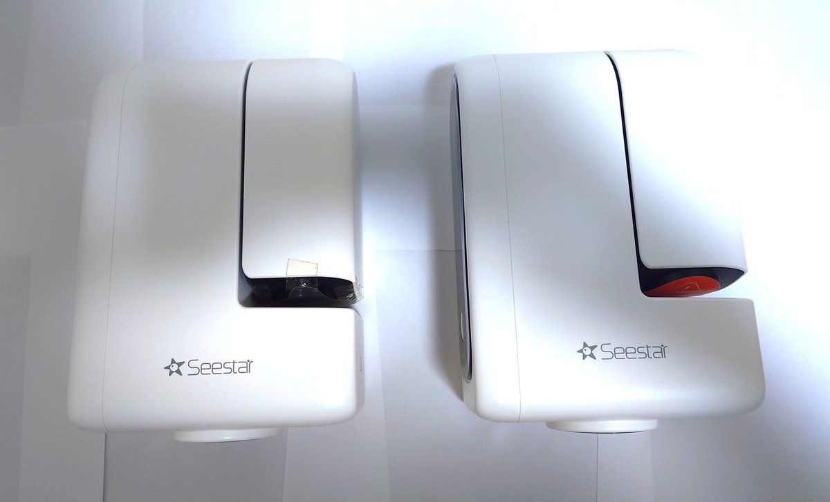 SHO75332848's tweet photo. 昨日届いたS30Pro(右)を前機種S30(左)と比較。同じサイズになります。しかし、レンズ構成が4枚玉アポクロマートになり、センサーサイズが4倍近くに大きくなり、4K高画質になります。これからの使用が楽しみです。
# S30Pro #Seester #ビクセン https://t.co/kLbocKE2Kf