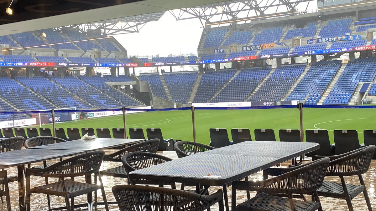 来ちゃった🏟️
大雨でも関係ないもんね🤣