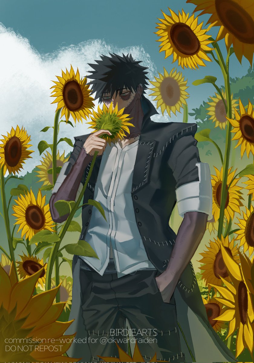 Birdiearts's tweet photo. Commission re-worked for @okwardraiden 
#MHA #Dabi https://t.co/LqNcRVKWbO