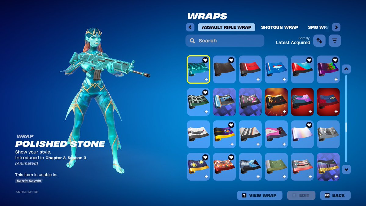 ngreco600's tweet image. Is there a better matching skin and wrap combo in the game?

#Fortnite