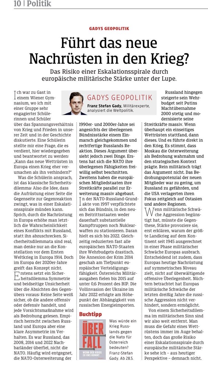 Franz-Stefan Gady tweet media