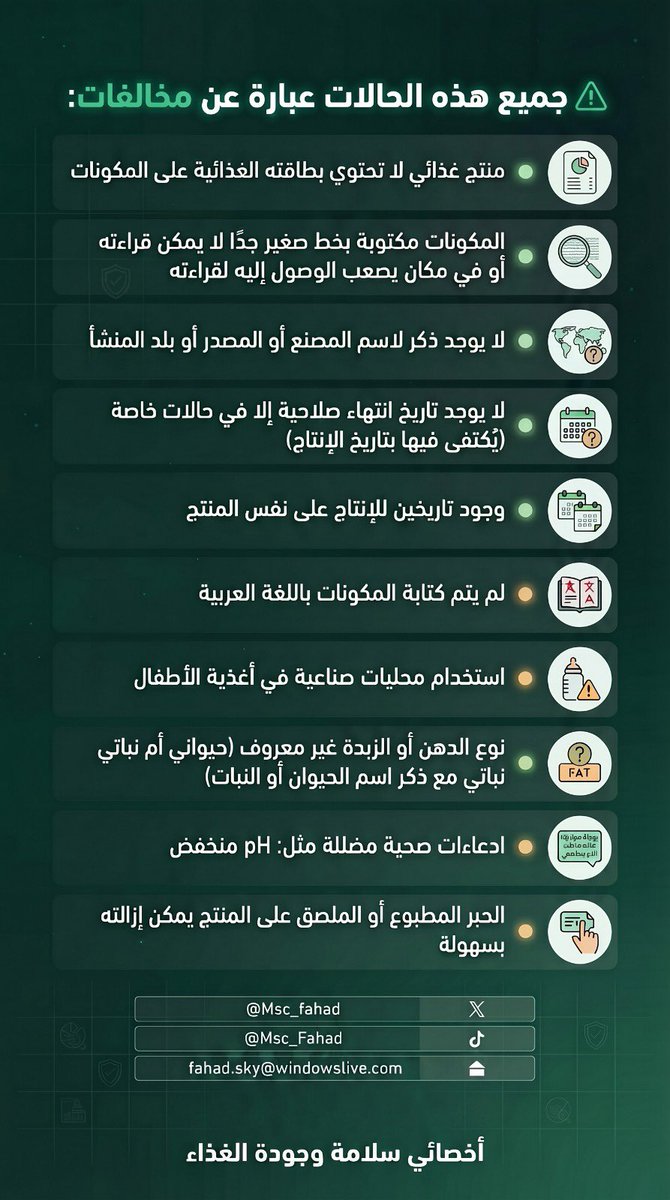 MSc_Fahad's tweet photo. 🔰 مخالفات البطاقات الغذائية : https://t.co/oKmfTd7GUY