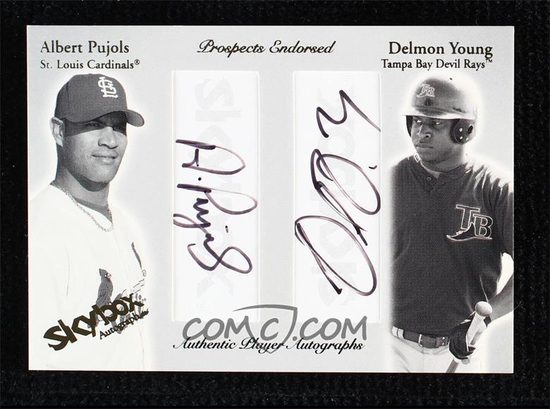 LimitedCards's tweet image. 👑BASEBALL CARDS👑

💣💣💣 Now available on on @CheckOutMyCards:

💵2004 Skybox Autographics Prospects Endorsed Dual Autographs #PEA-AP/DY Albert Pujols, Delmon Young /50 (St. Louis Cardinals, Tampa Bay Rays)
💎2020 Topps Chrome Black Super Futures Autographs #SFA-RA Ronald Acuna