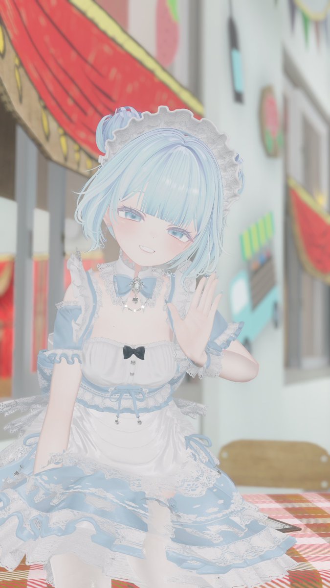 本日 #VRCみどり祭 🩵 第1インスタンスにいます！！ 「nyalnyal」さん