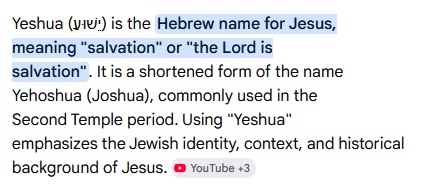 Yeshua knows my name! tweet media