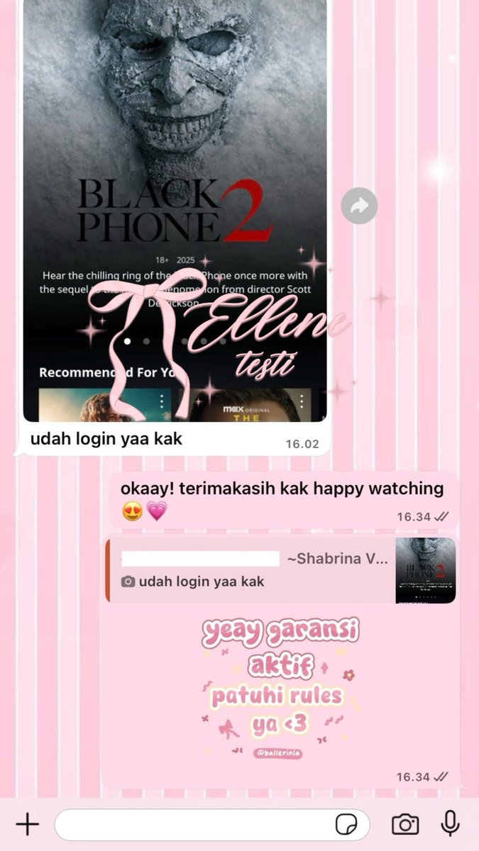 𐔌 HBO SHARING STD 3D ⋮ 7.000 .ᐟ 🎀 ֹ ₊ ꒱

 ៶៲៸ check more testi on t.me/lovellene ݁ 🐰💗 ⊹