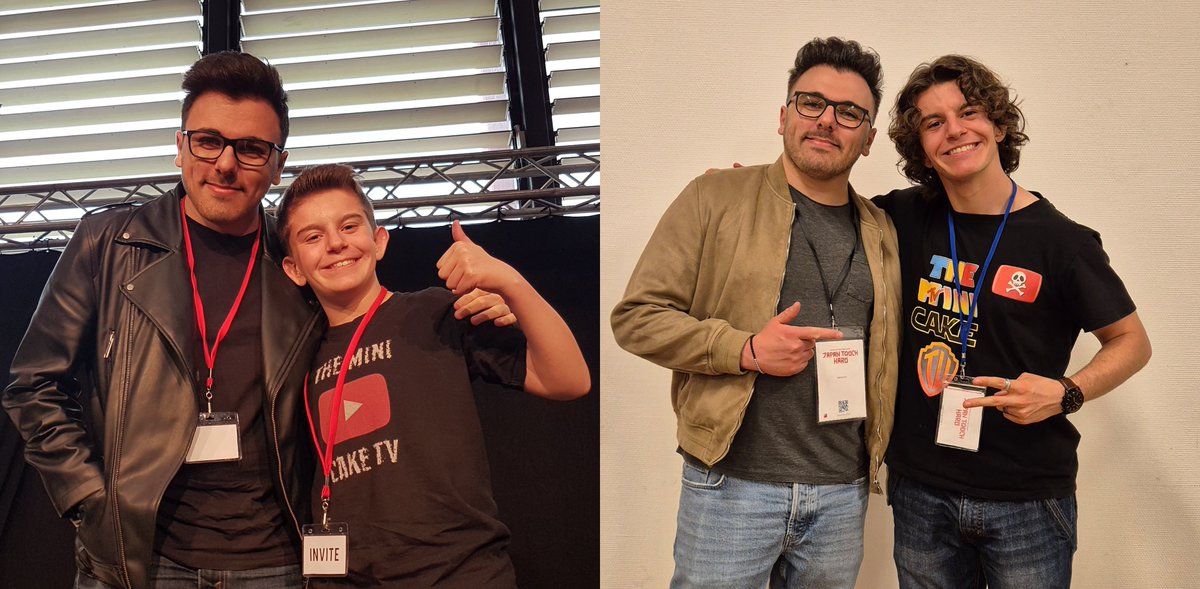 TheMiniCakeTV's tweet photo. Retrouvaille avec @Siphano  7 ans après.
#Siphano #convention #youtuber https://t.co/V6VkKUAlqo