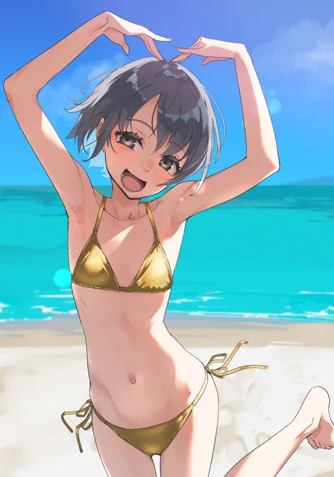 GWなので金ビキニ乙倉ちゃん