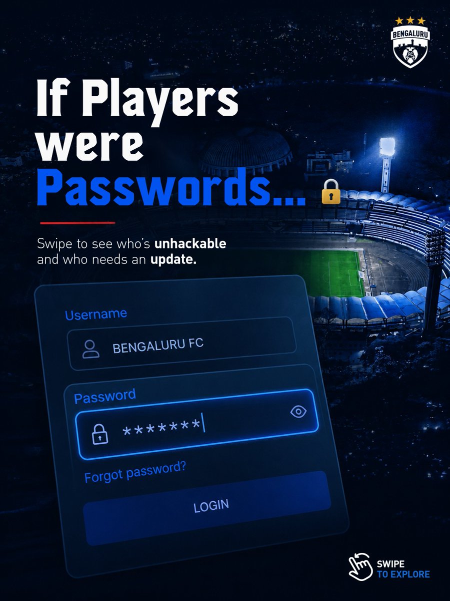 bengalurufc's tweet image. Coded in. 👨‍💻

#WeAreBFC #OFCBFC #Jotheyali
