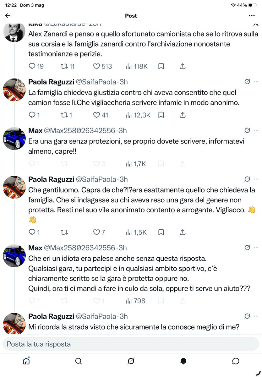 Essere bloccati da certe merdine vigliacchette e permalose e’ sempre una soddisfazione.