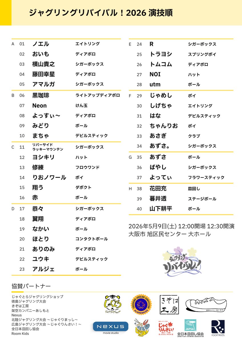 ジャグリングリバイバル! tweet media