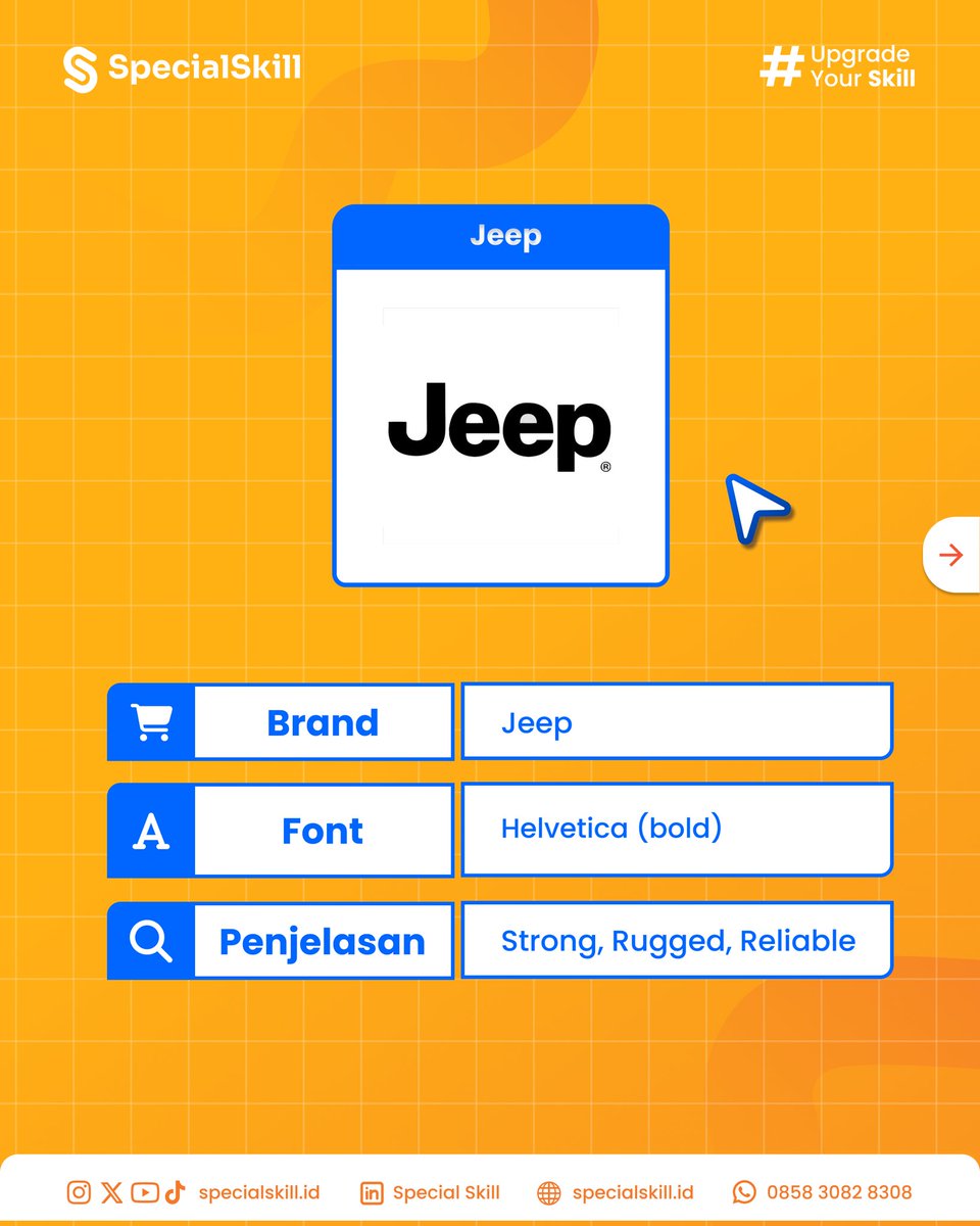 specialskillid's tweet image. Stop asal pilih font!
Ini dia 6 font yang sering dipakai designer &amp;amp; brand besar 👀

Kalian pernah pakai yang mana nih? komen di bawah 👇

#specialskill #designtips #fontdesign #grafisdesign  #belajardesign