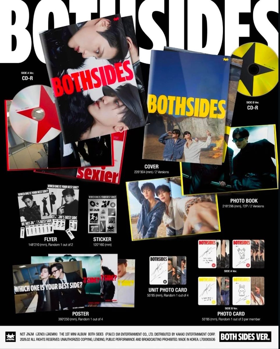 GobyDreamscape's tweet photo. OPEN PO X SELLCHIN 🇨🇳
ALBUM NCT JNJM BOTHSIDES
PHOTOBOOK VER
(est sampai bisa ±2-3 bulan atau lebih)
💸 115k Dp 55k (Pilih Ver A/B)
Set 215k Dp 110k
✅ harga est bersih ina
✅ emstax
❌ pack 🍊
#nct #jeno #jaemin #nctjnjm #jnjm #nctalbum #wts https://t.co/i3p5zGeo7J