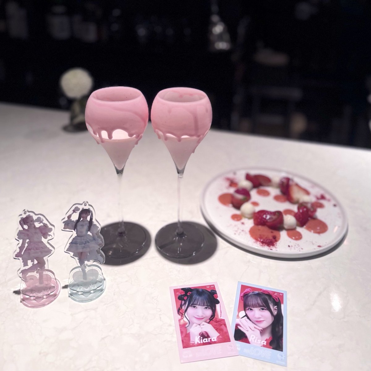 dyukushi_kiara_'s tweet photo. 📍CHANFE TOKYO(シャンフェ東京) / 上野
念願のピンクカクテル🍸🎀❤︎.*
苺のカプレーゼもとっても美味しかった🍓 https://t.co/wOXQovJWLH